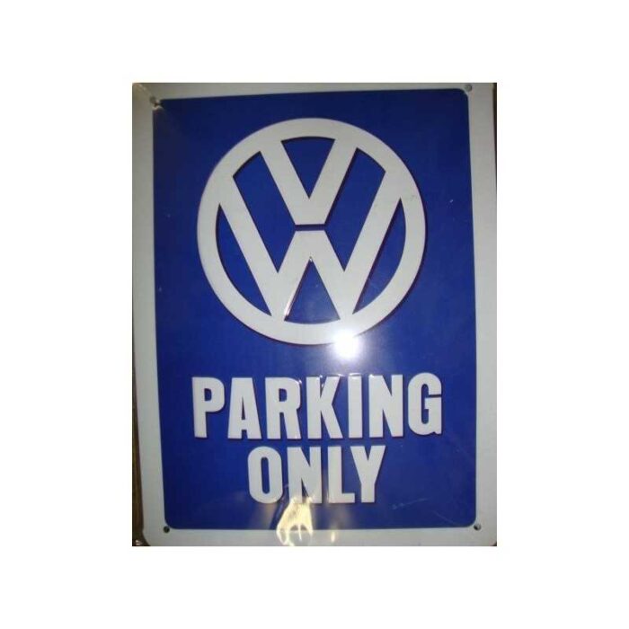 Metal skilt - VW Parking Only