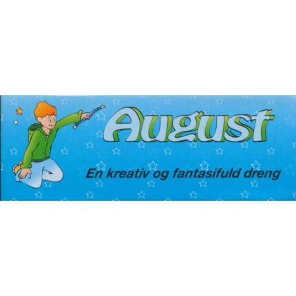 Køleskabsmagnet - August