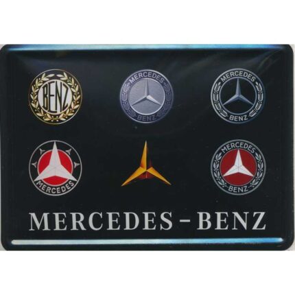Mercedes - Benz metal postkort