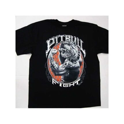 Pitbull - sjov T-shirt med 3D print