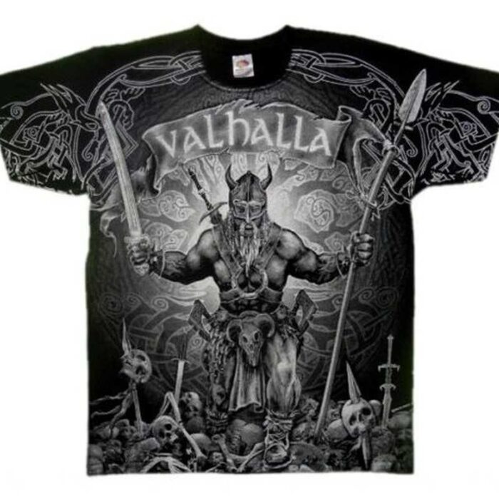 Viking Valhalla Skulls - T-shirt