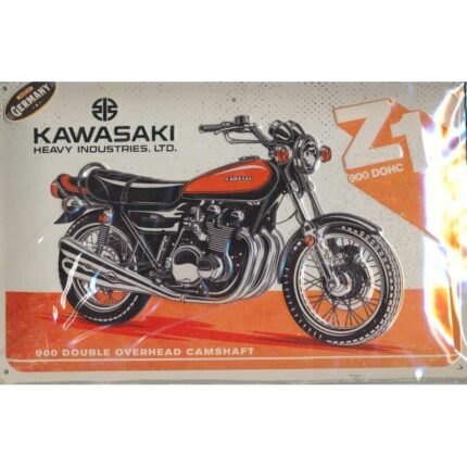 Kawasaki - Z1 - metal skilt
