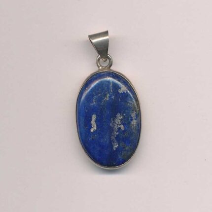 Oval lapis lazuli vedhæng