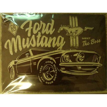 Ford Mustang 1969 metal skilt