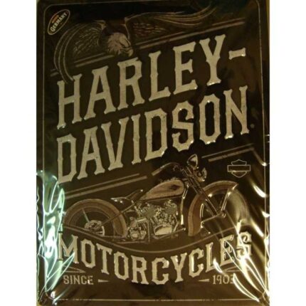 Harley Davidson Motorcycles - metal skilt