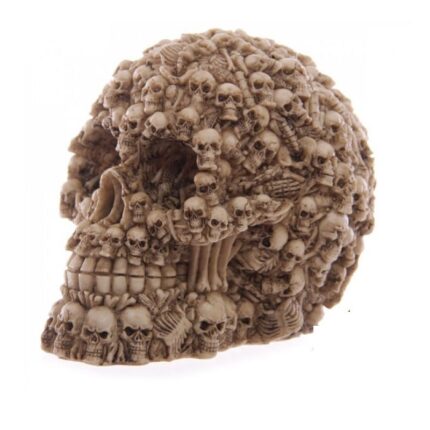 Kranie med skeletter og skulls