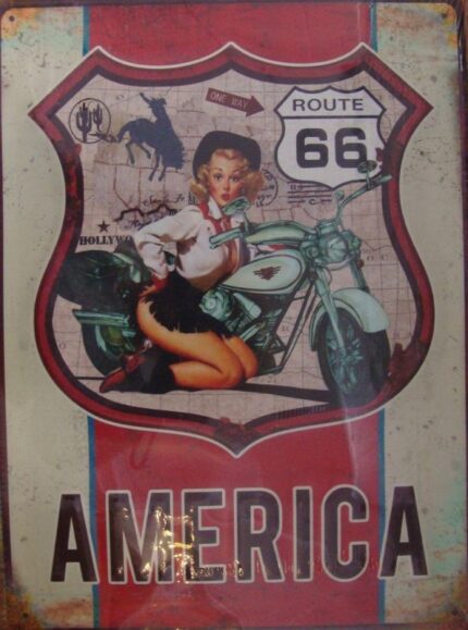 Skilt - America Route 66